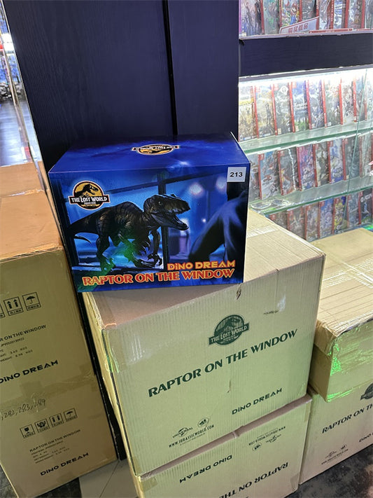 DINO DREAM Raptor On The Window 1/15th Jurassic World Dinosaur Statue Model GK