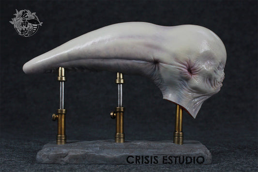 Alien Xenomorph Head Anatomy Customized Handmade Painted Resin Model Statue