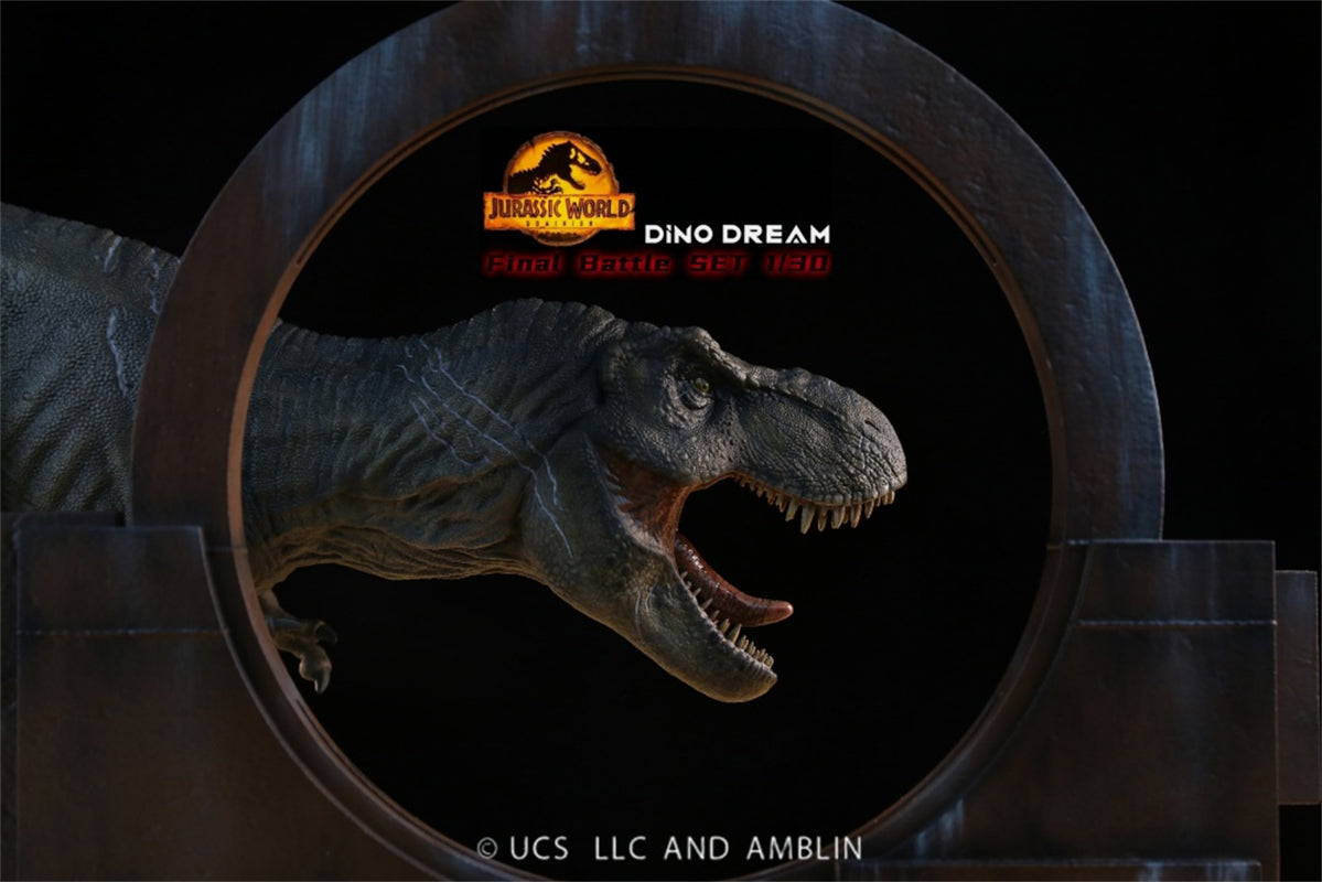 DINO DREAM T-Rex Dark Ver. 1/30 Jurassic World Dinosaur Limited Statue Model GK