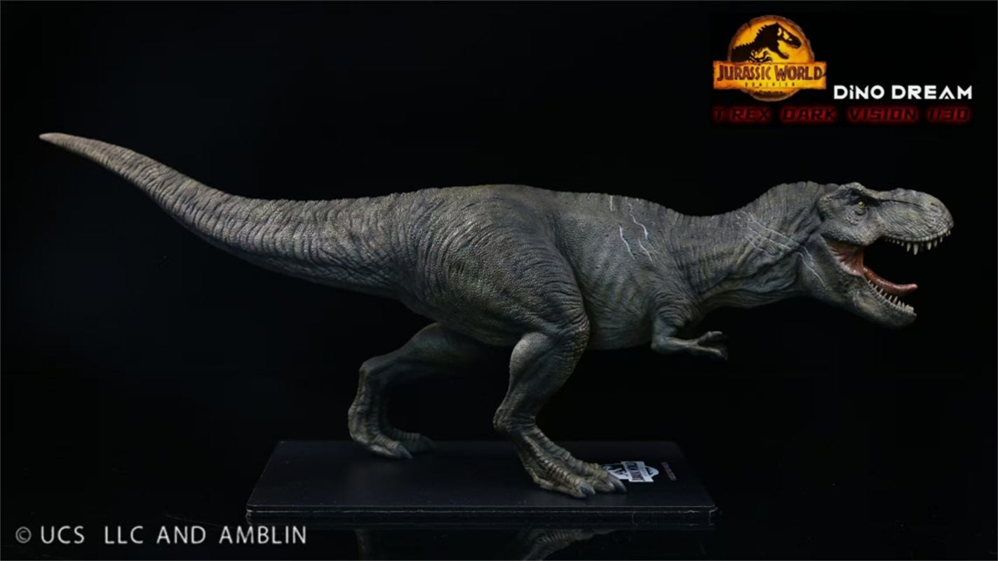 DINO DREAM T-Rex Dark Ver. 1/30 Jurassic World Dinosaur Limited Statue Model GK