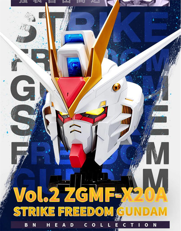 BN HEAD Collection VOL.2 Strike Freedom Gundam Anime Helmet With LED Light New