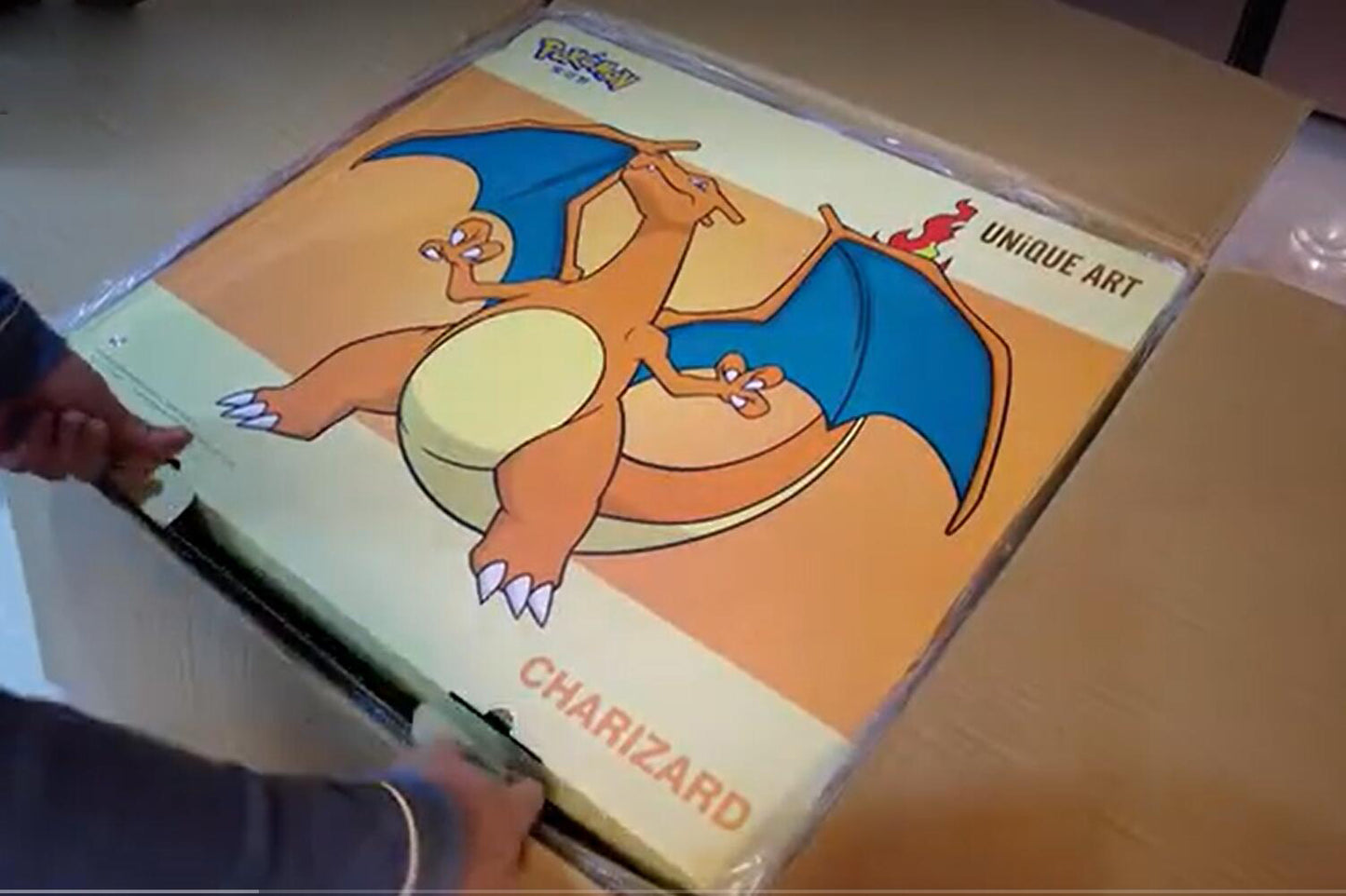 UNiQUE ART Charizard With LED Big Scale Limited Statue Genuine Model New Stock