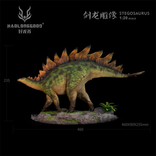 HAOLONGGOOD Stegosaurus 1/20th Jurassic World Dinosaur Limited Statue Model GK