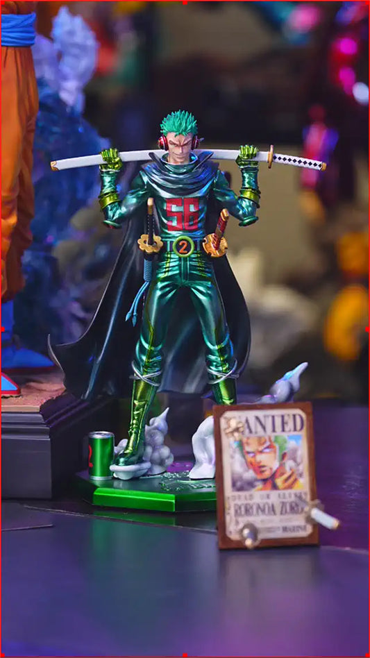 One Piece Roronoa Zoro Metal Plating Version 1/6th Painted Model GK New In Stock