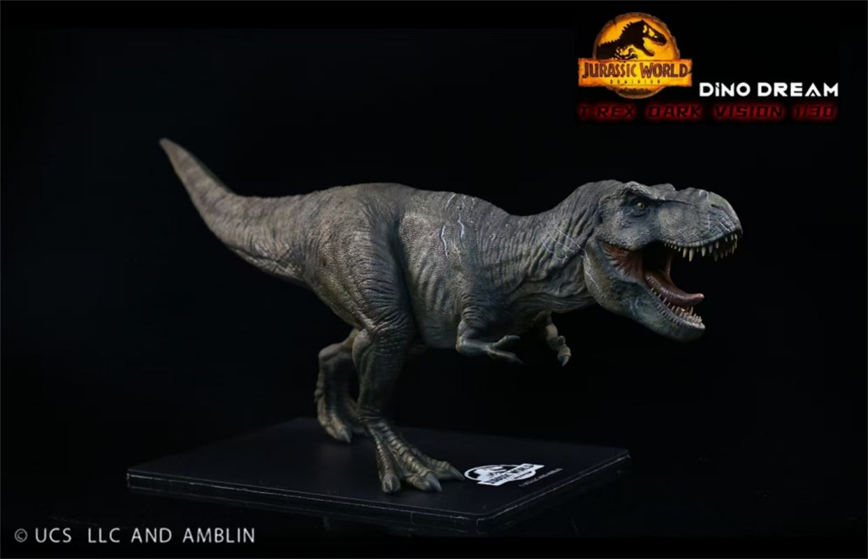 DINO DREAM T-Rex Dark Ver. 1/30 Jurassic World Dinosaur Limited Statue Model GK
