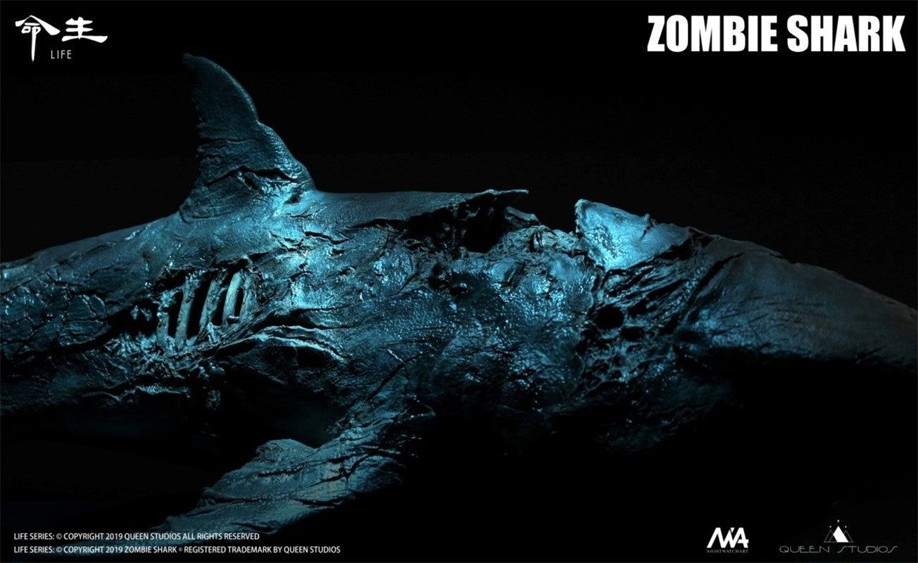 Queen Studios 1/10 Zombie Shark Life Series Animal Statue Model GK New In Stock