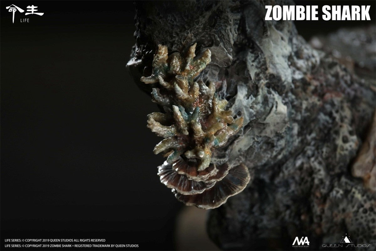 Queen Studios 1/10 Zombie Shark Life Series Animal Statue Model GK New In Stock
