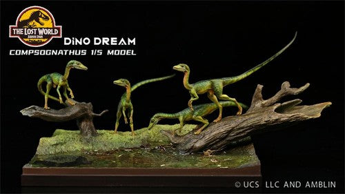 DINO DREAM Compsognathus 1/5th Jurassic World Dinosaur Figure GK Model New Stock