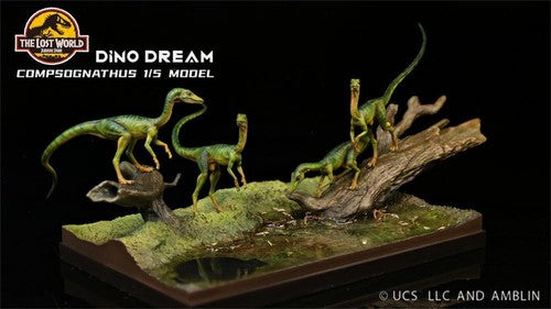 DINO DREAM Compsognathus 1/5th Jurassic World Dinosaur Figure GK Model New Stock
