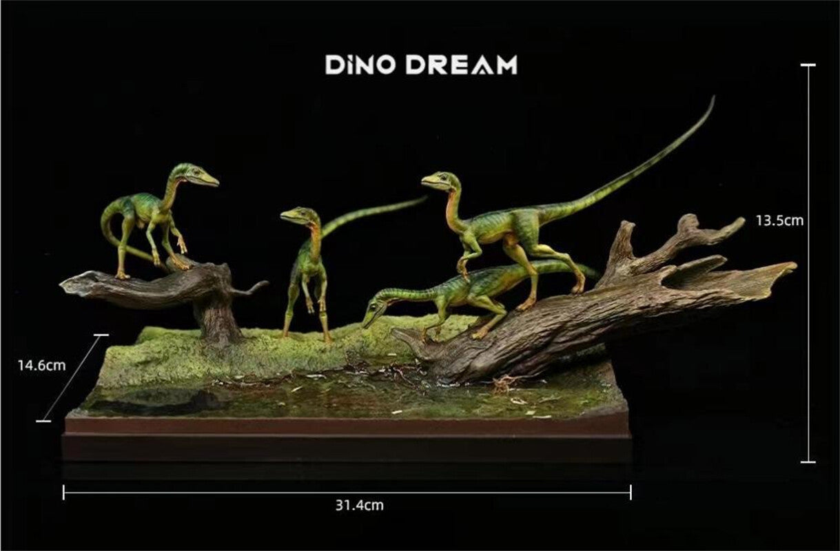 DINO DREAM Compsognathus 1/5th Jurassic World Dinosaur Figure GK Model New Stock
