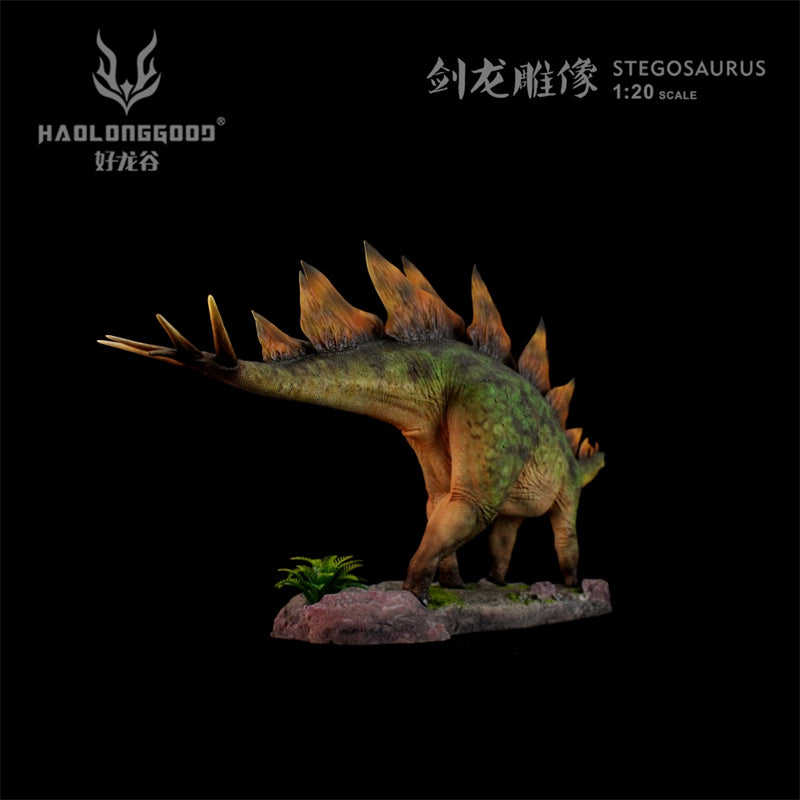 HAOLONGGOOD Stegosaurus 1/20th Jurassic World Dinosaur Limited Statue Model GK