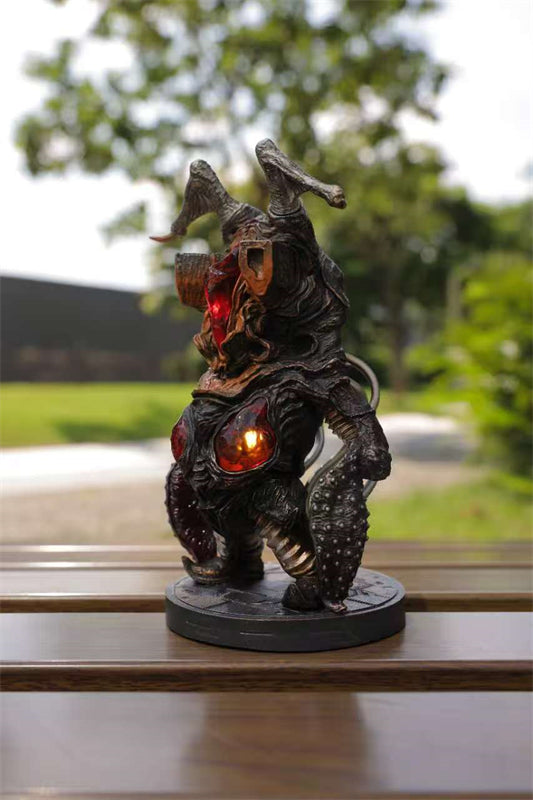 Monster Studio Ultraman Hyper Zetton Customized Painted Model Statue With LED