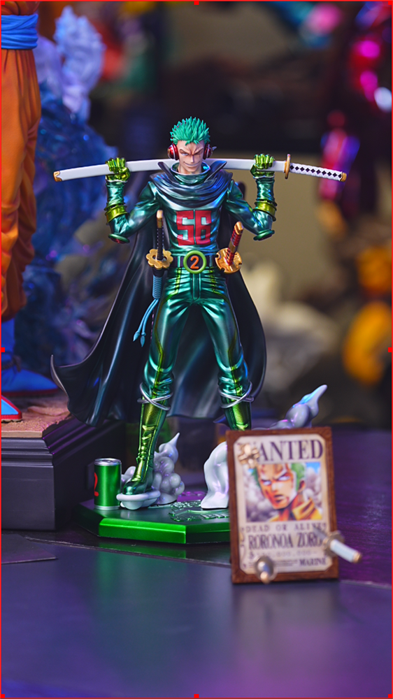 One Piece Roronoa Zoro Metal Plating Version 1/6th Painted Model GK New In Stock