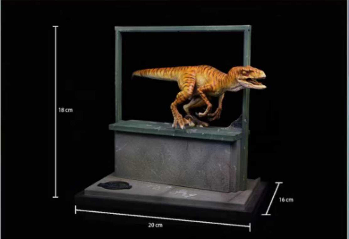 DINO DREAM Raptor On The Window 1/15th Jurassic World Dinosaur Statue Model GK