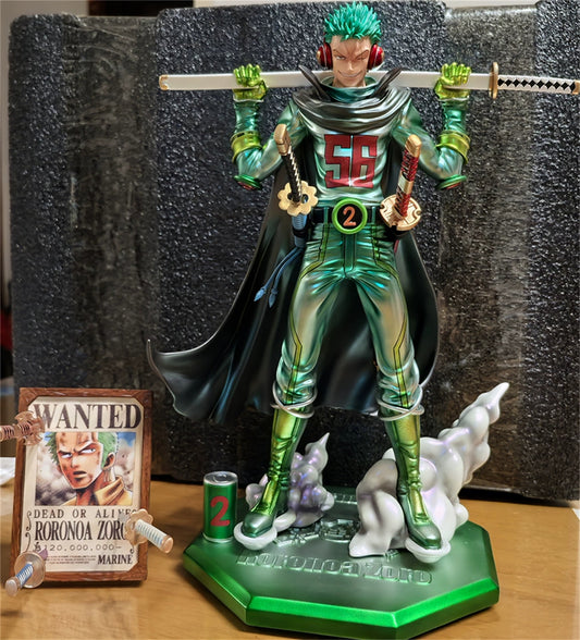 One Piece Roronoa Zoro Metal Plating Version 1/6th Painted Model GK New In Stock