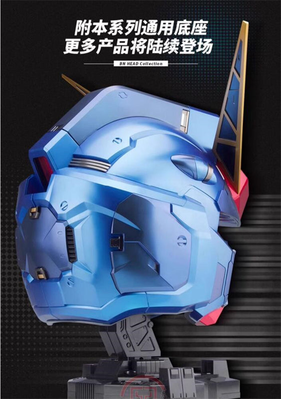 BN HEAD Collection Metallic Blue Ver. Freedom Gundam Helmet With LED Light New