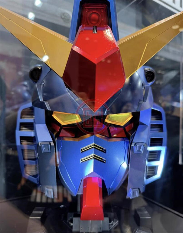 BN HEAD Collection Metallic Blue Ver. Freedom Gundam Helmet With LED Light New