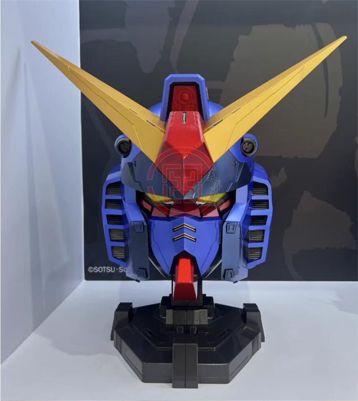 BN HEAD Collection Metallic Blue Ver. Freedom Gundam Helmet With LED Light New