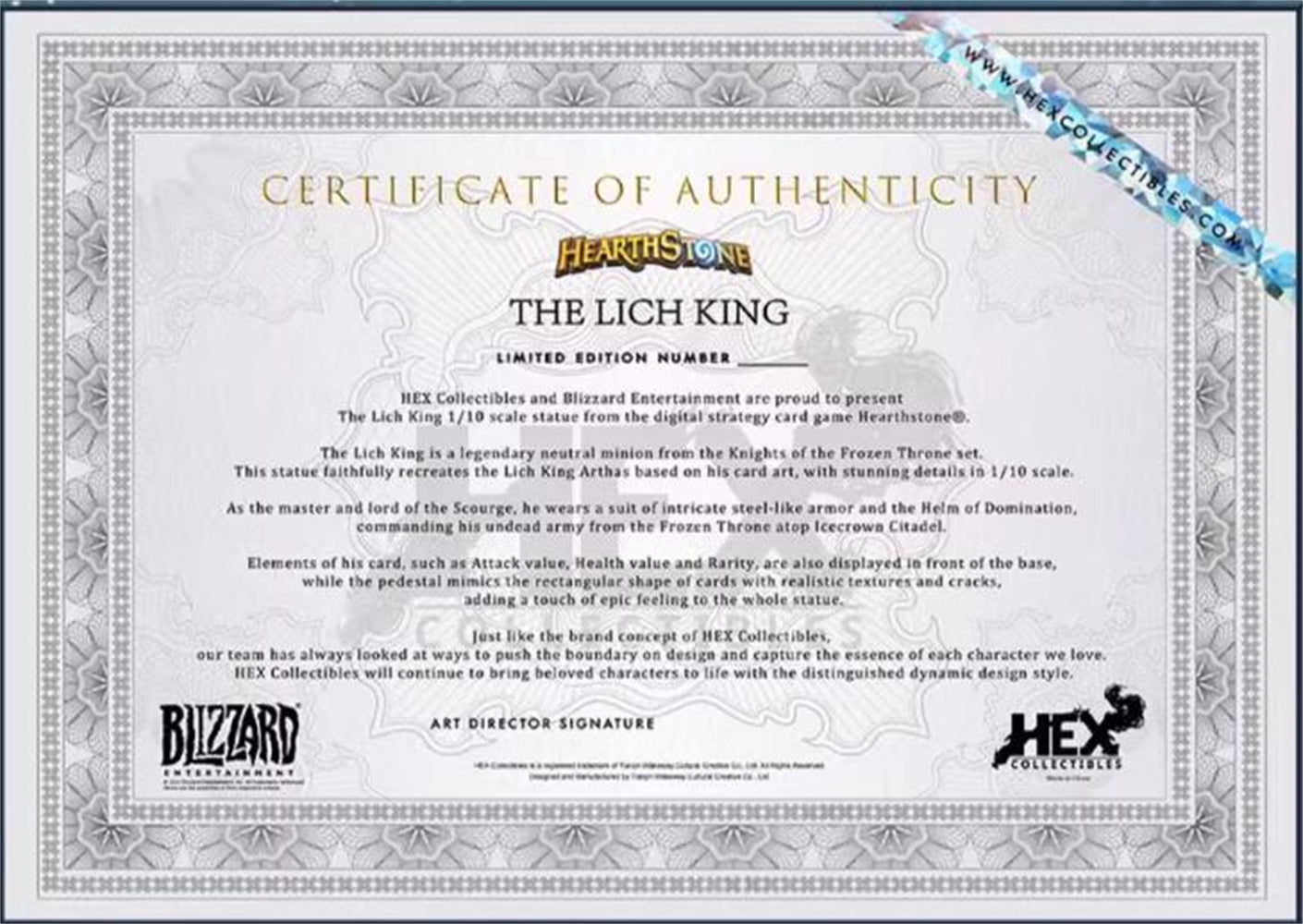 World of Warcraft Lich King 1/10 Scale Limited Statue Painted Model New Stock